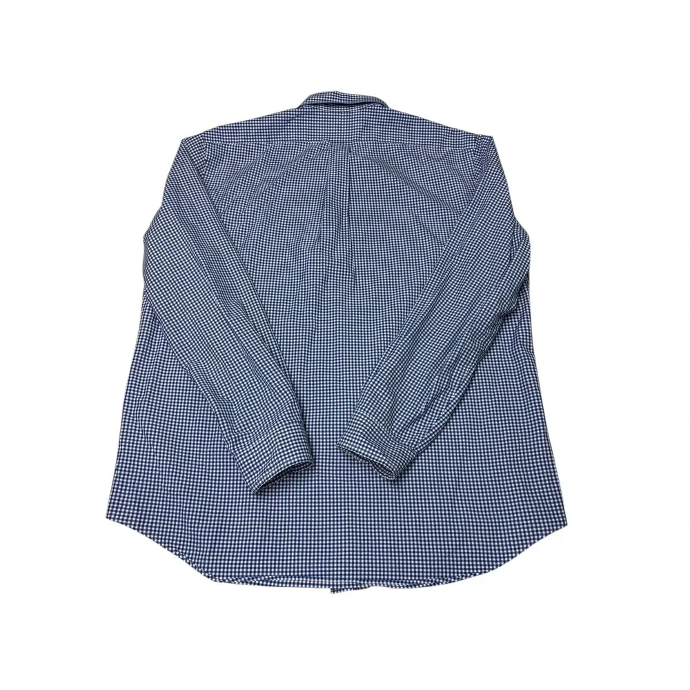 Polo Ralph Lauren Gingham Button‎ Down Shirt Red Pony Logo Blue White XL